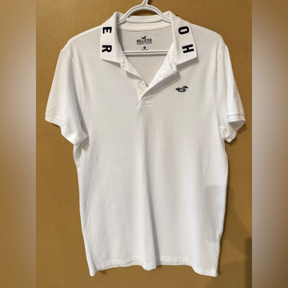 Hollister White Polo Shirt for Men